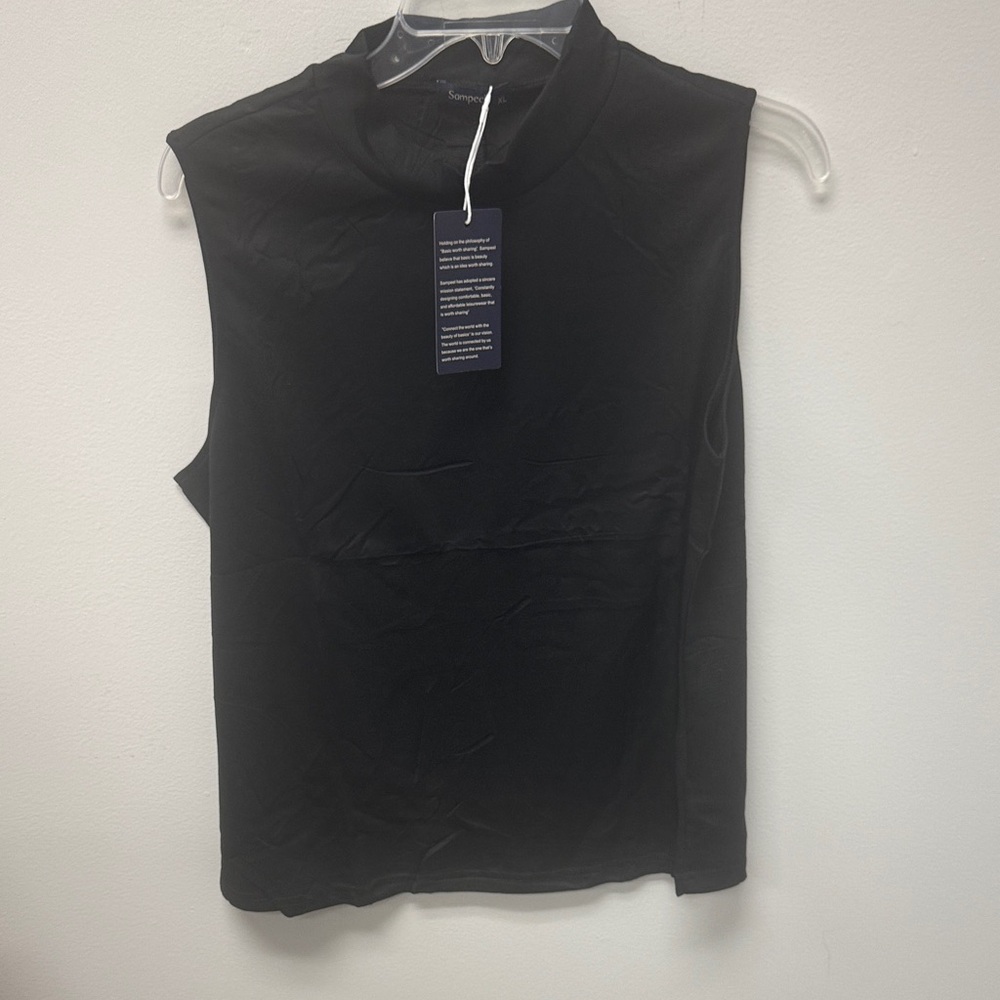 NWT Stylish Black Sleeveless Top/ Bottom set